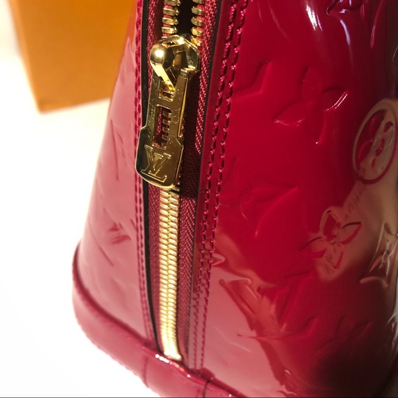 Louis Vuitton Alma PM in Vernis leather Rose Indien Patent leather - Picture 3 of 13